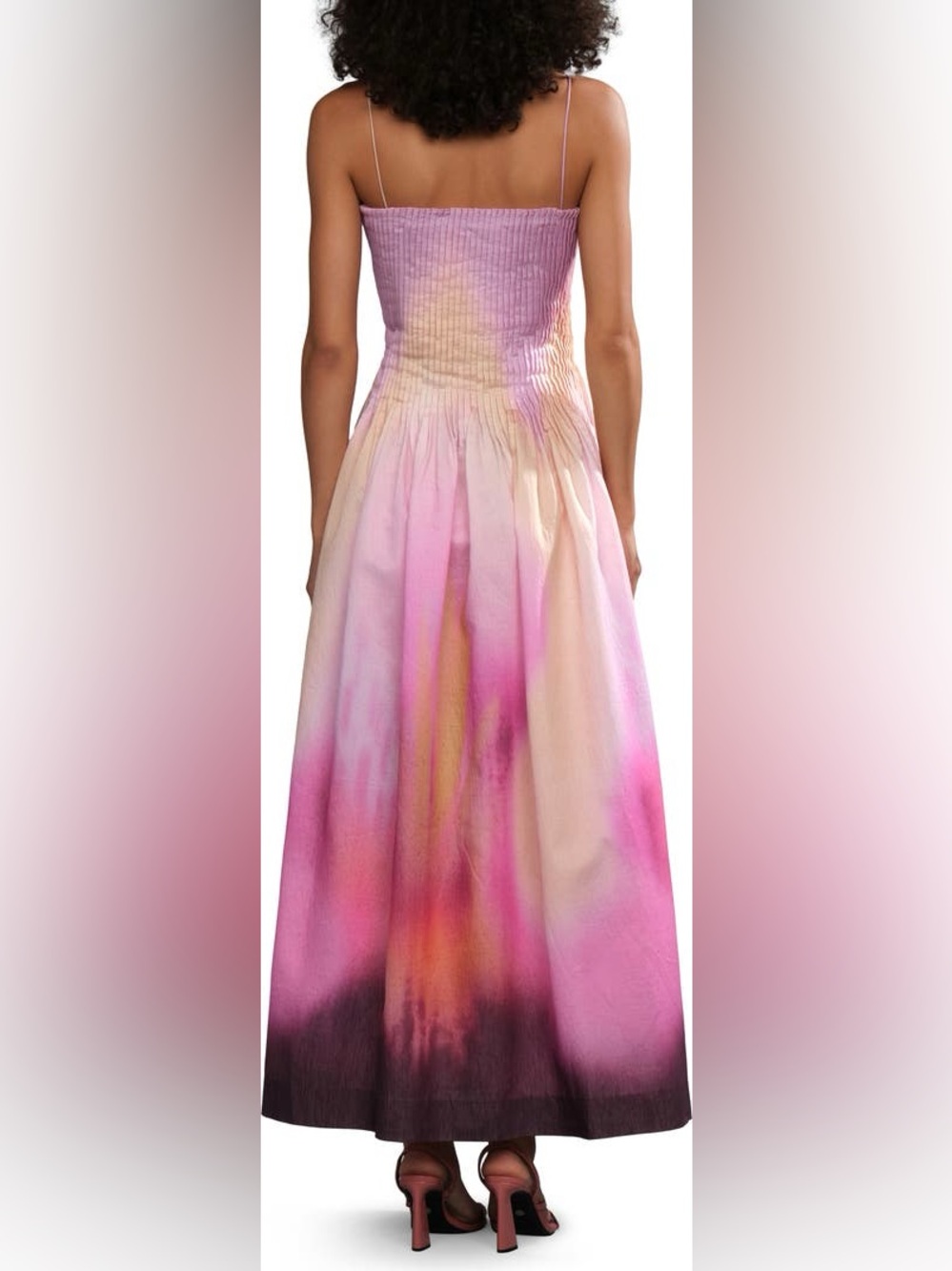 AMUR Grecia Pleated Sleeveless Maxi Dress 2026SS NWOT - Picture 6 of 8